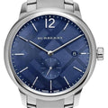 Burberry The Classic Blue Dial Silver Steel Strap Watch for Men - BU10007