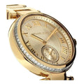 Michael Kors Skylar Gold Dial Gold Steel Strap Watch for Women - MK5867