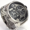 Diesel Mr Daddy 1.0 Black Dial Stainless Steel Stainless Watch For Men - DZ7221