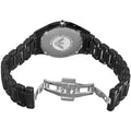 Emporio Armani Ceramica Quartz Black Dial Black Steel Strap Watch For Women - AR1402