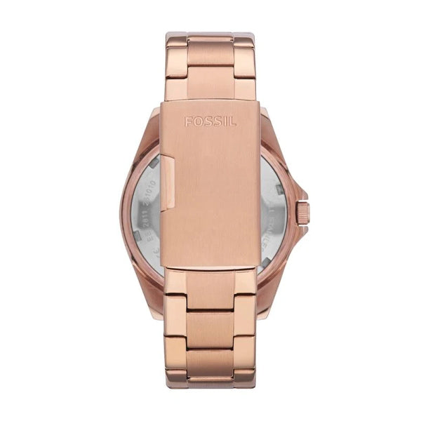 Fossil Riley Multifunction Rose Gold Dial Rose Gold Steel Strap Watch for Women - ES2811