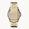 Fossil Riley Gold Dial Gold Steel Strap Watch for Women - ES3203