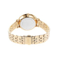 Fossil Jacqueline White Dial Gold Steel Strap Watch for Women - ES3434