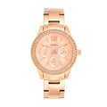 Fossil Stella Rose Gold Dial Rose Gold Steel Strap Watch for Women - ES3590