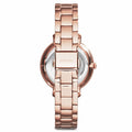 Fossil Jacqueline Day Date Rose Gold Dial Rose Gold Steel Strap Watch for Women - ES3665