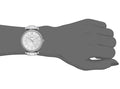 Fossil Carlie Silver Dial Silver Steel Strap Watch for Women - ES4341