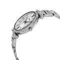 Fossil Carlie Silver Dial Silver Steel Strap Watch for Women - ES4341