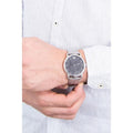 Emporio Armani Classic Quartz Grey Dial Silver Steel Strap Watch For Men - AR11134