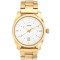 Fossil Machine Gold Dial Gold Steel Strap Watch for Men - FS5264