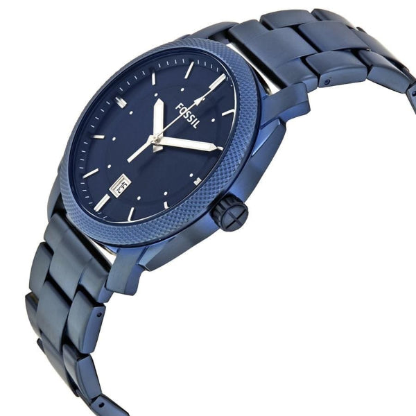 Fossil Machine Blue Dial Blue Steel Strap Watch for Men - FS5231