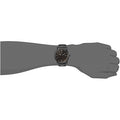 Fossil The Commuter Brown Dial Black Steel Strap Watch for Men - FS5277