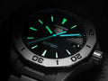 Tag Heuer Aquaracer Professional 200 Solargraph Quartz Black Dial Silver Steel Strap Watch for Men - WBP1180.BF0000