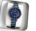 Fossil Jacqueline Blue Dial Blue Steel Strap Watch for Women - ES4094