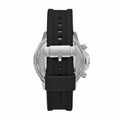 Fossil Bannon Multifunction Black Dial Black Silicone Strap Watch for Men - BQ2494