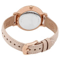 Fossil Jacqueline Mother of Pearl White Dial Pink Leather Strap Watch for Women - ES4671