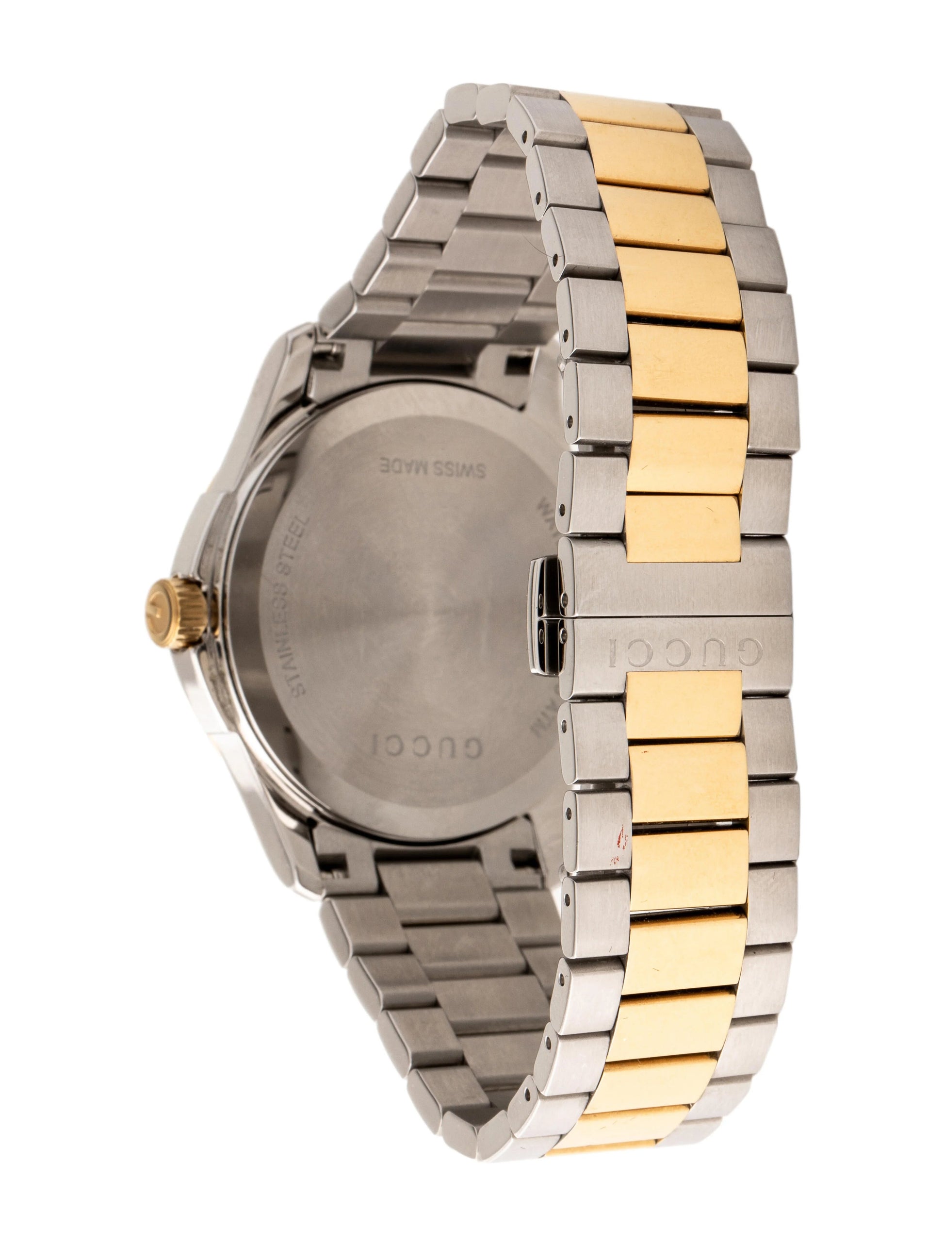 Gucci G Timeless Quartz Silver Dial Two Tone Steel Strap Watch For Men - YA126450