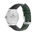 Gucci G-Timeless Quartz Mother of Pearl Green Dial Green Leather Strap Watch For Women - YA1264042