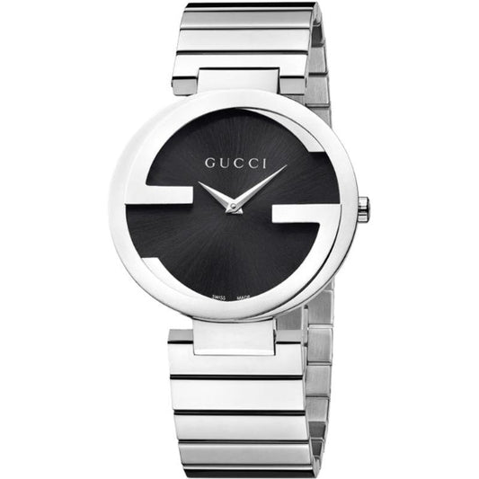 Gucci Interlocking G 37mm Silver Watch For Women - YA133307