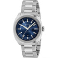 Gucci GG2570 Quartz Blue Dial Silver Steel Strap Watch For Men - YA142303