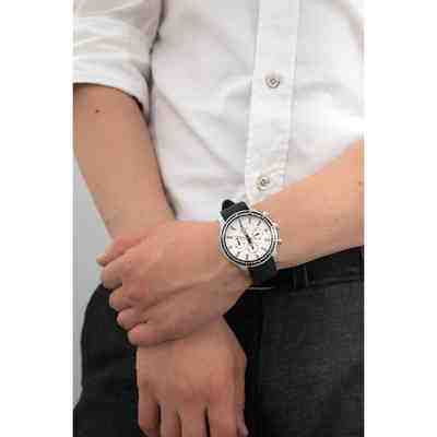 Guess Fuel Multifunction White Dial Black Rubber Strap Watch for Men - W0802G1