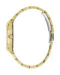 Guess Cosmo Diamonds Green Dial Gold Steel Strap Watch for Women - GW0033L8