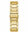 Guess Raven Diamonds Gold Dial Gold Steel Strap Watch for Women - GW0104L2