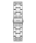 Guess Sparkler Diamonds Silver Dial Silver Steel Strap Watch for Women - GW0111L1