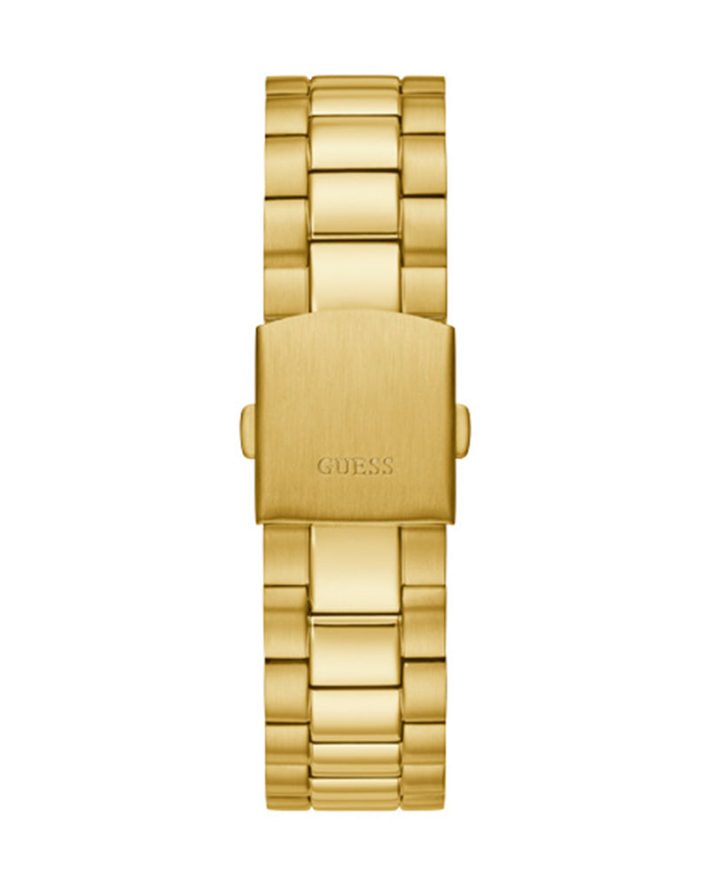 Guess Connoisseur Gold Dial Gold Steel Strap Watch for Men - GW0265G2