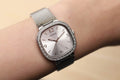 Guess Tapestry Diamonds Silver Dial Silver Mesh Bracelet Watch for Women - GW0354L1