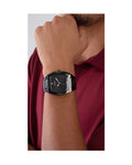 Guess Trend Black Dial Black Steel Strap Watch for Men - GW0387G3