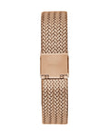 Guess Soiree Diamonds Rose Gold Dial Rose Gold Mesh Bracelet Watch for Women - GW0402L3