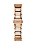 Guess Solstice Diamonds Rose Gold Dial Rose Gold Steel Strap Watch for Women - GW0403L3