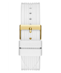 Guess Athena White Dial White Rubber Strap Watch for Women - GW0409L2