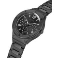 Guess Scope Multifunction Black Dial Black Steel Strap Watch for Men - GW0454G3