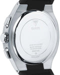 Guess Headline Chronograph Grey Dial Black Rubber Strap Watch for Men - GW0571G1