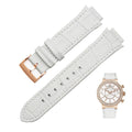 Swarovski Citra Sphere Chrono White Dial White Leather Strap Watch for Women - 5080602