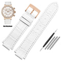 Swarovski Citra Sphere Chrono White Dial White Leather Strap Watch for Women - 5080602