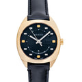 Gucci GG2570 Black Dial Black Leather Strap Watch For Women - YA142408