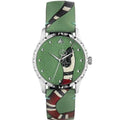 Gucci G Timeless Le Marche Des Merveilles Kingsnake Green Dial Green Leather Strap Unisex Watch - YA1264081