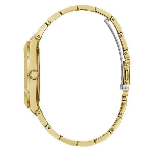 Guess Moonlight Diamonds Gold Dial Gold Steel Strap Watch for Women - GW0320L5