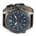 Hugo Boss Nomad Chronograph Blue Dial Brown Leather Strap Watch for Men - 1513773