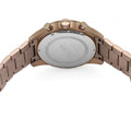 Hugo Boss Skymaster Chronograph Blue Dial Brown Steel Strap Watch for Men - 1513788