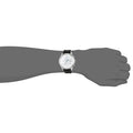 Hugo Boss Jet Silver Dial Black Leather Strap Watch for Men - 1513282