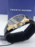 Tommy Hilfiger Chase Quartz Black Dial Black Mesh Bracelet Watch for Men - 1791580