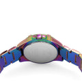 Guess Lady Frontier Diamonds Silver Dial Multicolor Steel Strap Watch for Women - GW0044L1