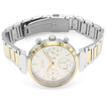 Hugo Boss Flawless Chronograph Silver Dial Two Tone Steel Strap Watch for Women - 1502550