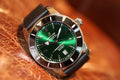 Breitling Superocean Heritage B20 Automatic 46 Green Dial Black Mesh Bracelet Watch for Men - AB2020121L1S1