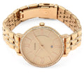 Fossil Jacqueline Rose Gold Dial Rose Gold Steel Strap Watch for Women - ES3546