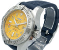 Breitling Avenger II Seawolf Yellow Dial Blue Rubber Strap 45mm Mens Watch - A1733110/I519/157S