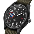 IWC Pilot’s Watch Mark XVIII Top Gun Edition “SFTI” Black Dial Green Nylon Strap Watch for Men - IW324712